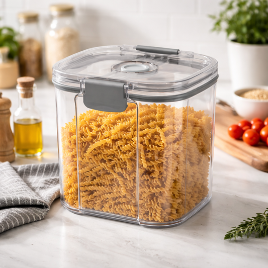 Airtight Vacuum Storage Container – Food Saver Canister for Dry Foods (Small, Medium, Large) - Habitt