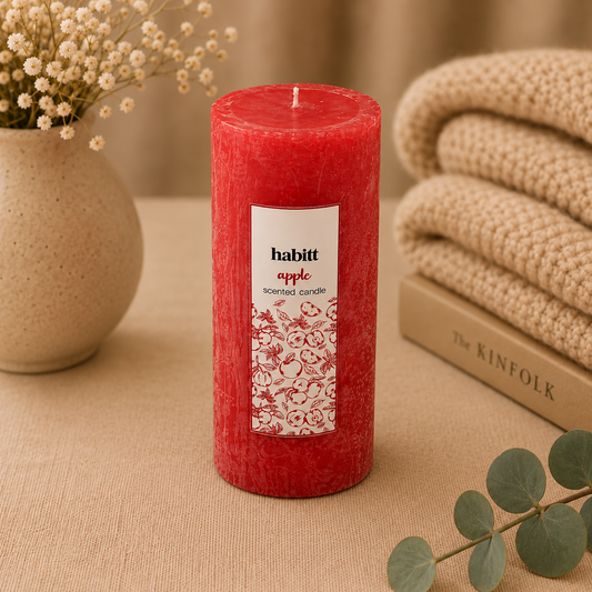 Apple Pillar Candle 2x6"