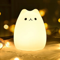 Silicone Cat LED Lamp