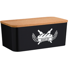 Dove Bread Box with Wood Top – Premium Bread Storage Container for Freshness & Style