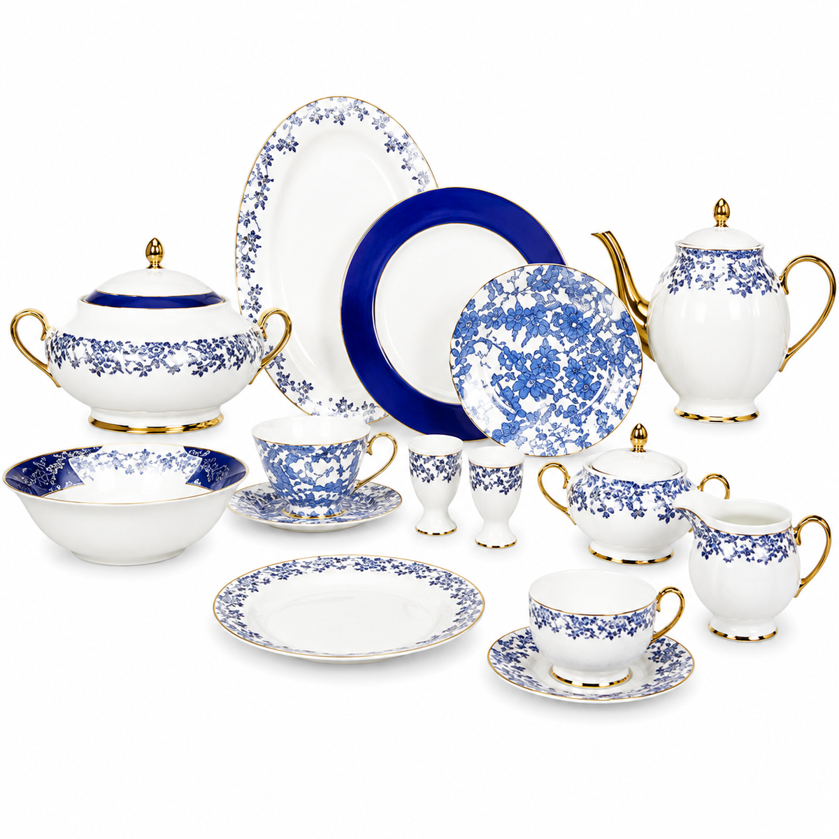 Imperial 65-Piece Dinner Set | Stylish Dining & Serving Collection