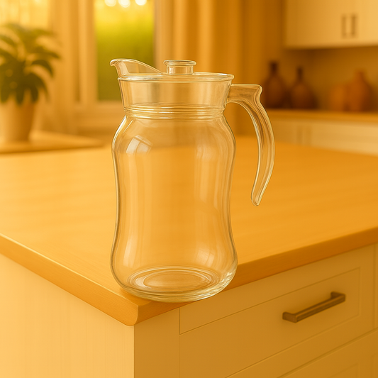 Premium Clear Glass Jug – 1 Piece (1700 mL)