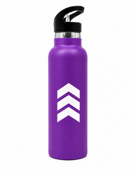 Sport Straw Vacuum Insulated Bottle – Purple Stainless Steel Water Bottle - Habitt