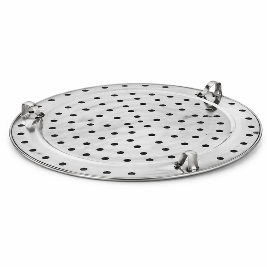Stainless Steel Steamer Plate – Big Size Heavy-Duty Idli & Dum Cooking Stand - Habitt