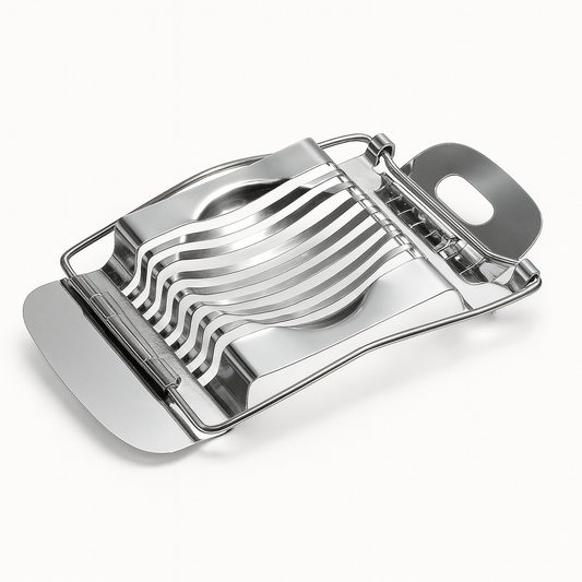 Stainless Steel Egg Slicer – Heavy-Duty Iron Egg Cutter for Perfect Slices