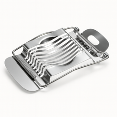Stainless Steel Egg Slicer – Heavy-Duty Iron Egg Cutter for Perfect Slices