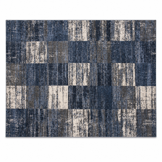 Rugs – Printed 5x8 Ft G090CCREAM/L_BLUE