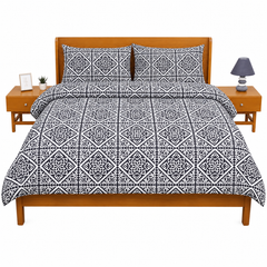 Double Comforter Geometric Diamond