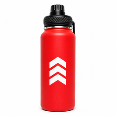Sport Cap Vacuum Insulated Bottle 950ML – Red Stainless Steel Water Bottle - Habitt