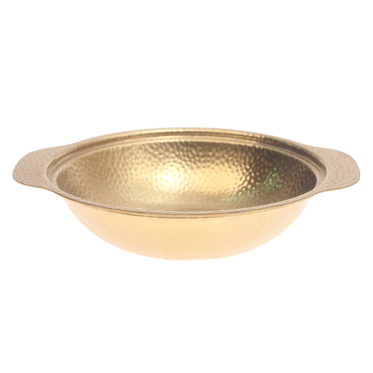 Gold Snowflake Bowl – Textured Metal Finish (20cm & 24cm)