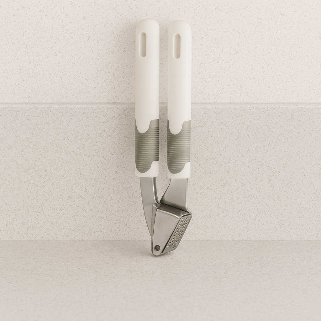 Prestige Basic Garlic Press – Stainless Steel Garlic Crusher