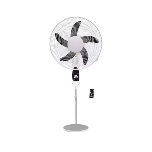 Sanford Rechargeable Stand Fan 18 Inch with Remote Control, LED Light & 9 Speed Settings – Powerful Cooling Fan (SF6600RSFN)