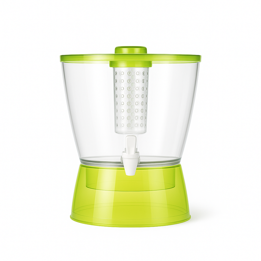 HOMIO Manual Water Dispenser –Single/Double-Layer Design, Easy-Press Drinking Tap for Home & Office