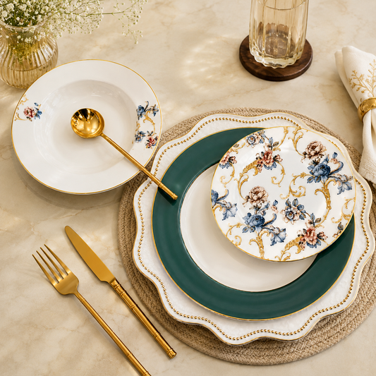 Prestige 18-Piece Plate Set | Elegant Complete Dining Collection