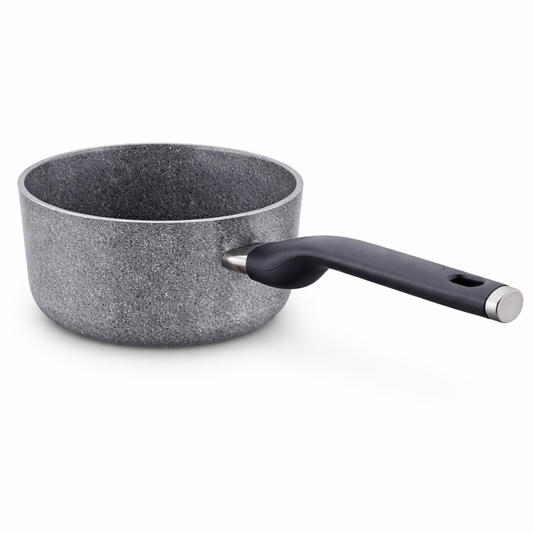 Palma Saucepan 18 x 9 cm – Granite Nonstick Milk & Sauce Pot with Ergonomic Handle - Habitt