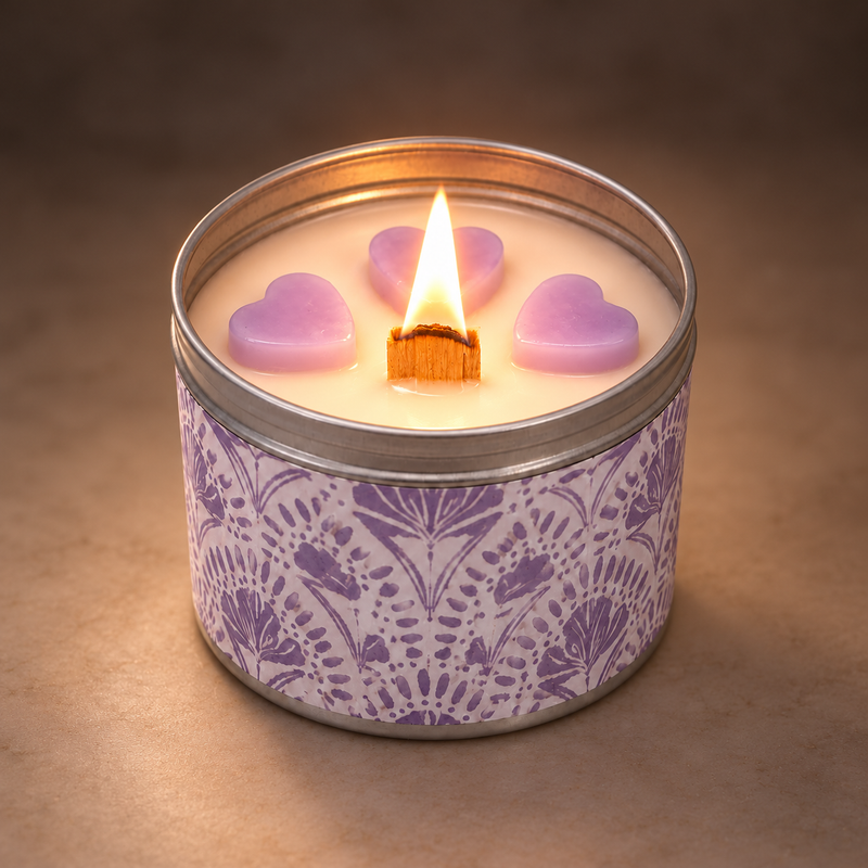 Lavender Scented Candle 4oz | Relaxing Home Fragrance Candle