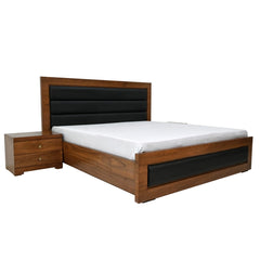 Clover King Size Bed with 2 Side Table