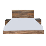 Flamingo King Size Bed with 2 Side Tables