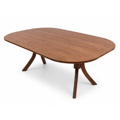 Clara 4 Seater Dining Table Set | Modern Wooden Dining Table with Upholstered Chairs - Habitt