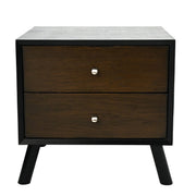 Norre King Size Bed with 2 Side Table