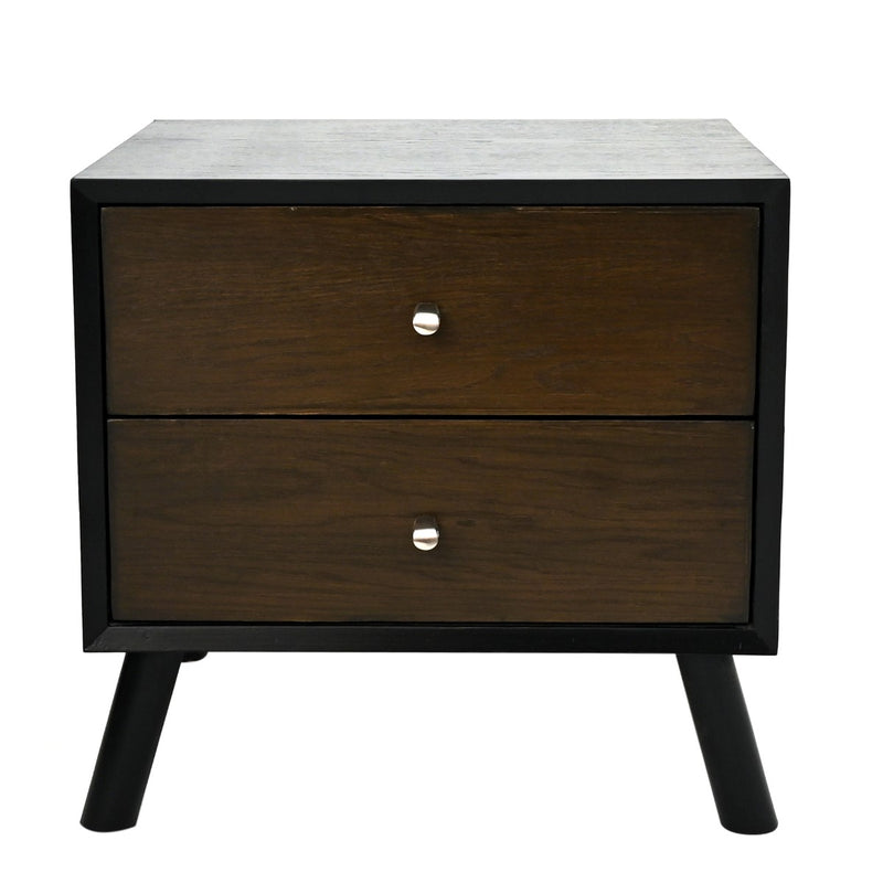 Norre King Size Bed with 2 Side Table