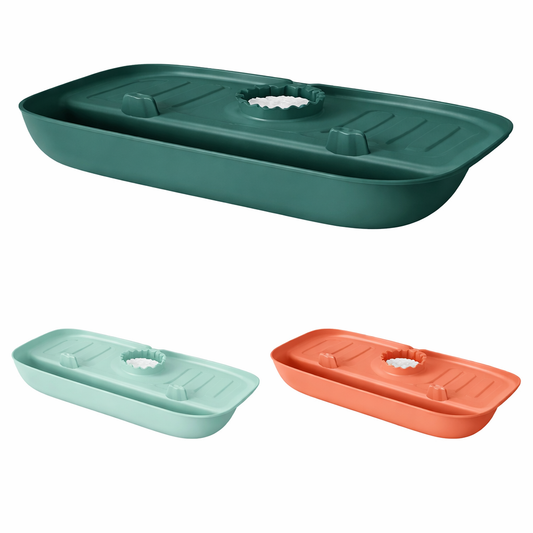 Plastic Sink Holder – Multi-Purpose Sink Organizer Tray (Assorted Colors) - Habitt