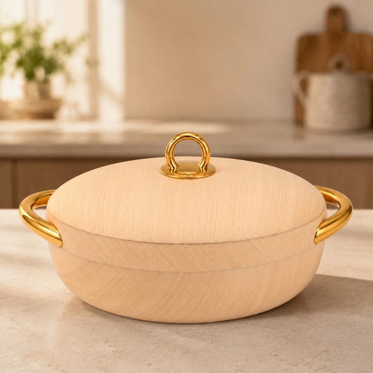 Small Hot Pot – Light Wooden | Habitt