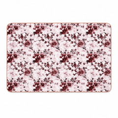 Elegant Floral Table Mat – Soft Pink Rose Design Rectangular Placemat