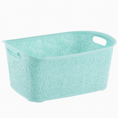 Large Rectangular Basket – 27 Litres Decorative Storage Organizer (Assorted Colours)