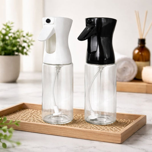 1 pc Assorted Duck Oil Dispenser Bottle – Press Control Oil Sprayer (White / Black) - Habitt