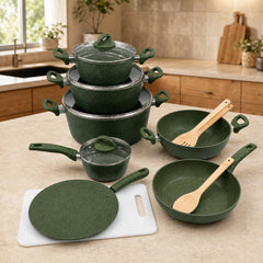 Royal Ford 16-Piece Aluminium Cookware Set | Habitt