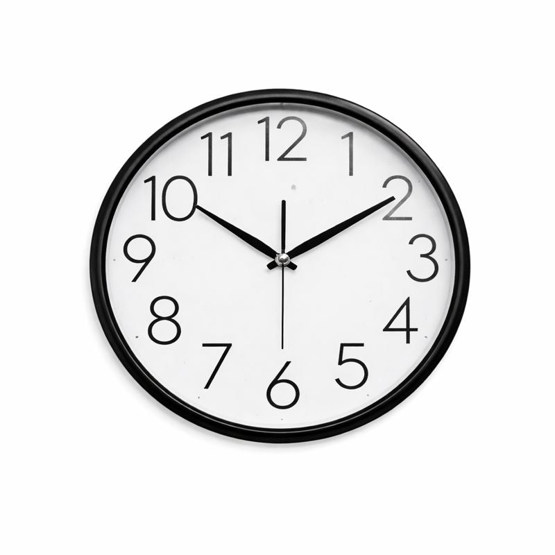 HERITAGE Wall Clock – Squat Big 15.25 Inch - Habitt