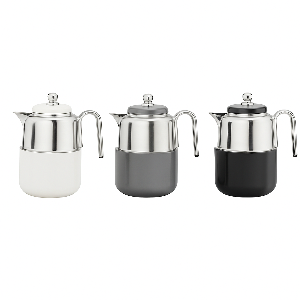 Feenik R100G Stainless Steel Thermos Pot – Modern Insulated Coffee & Tea Server
