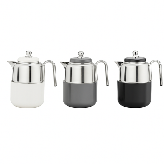 Feenik R100G Stainless Steel Thermos Pot – Modern Insulated Coffee & Tea Server