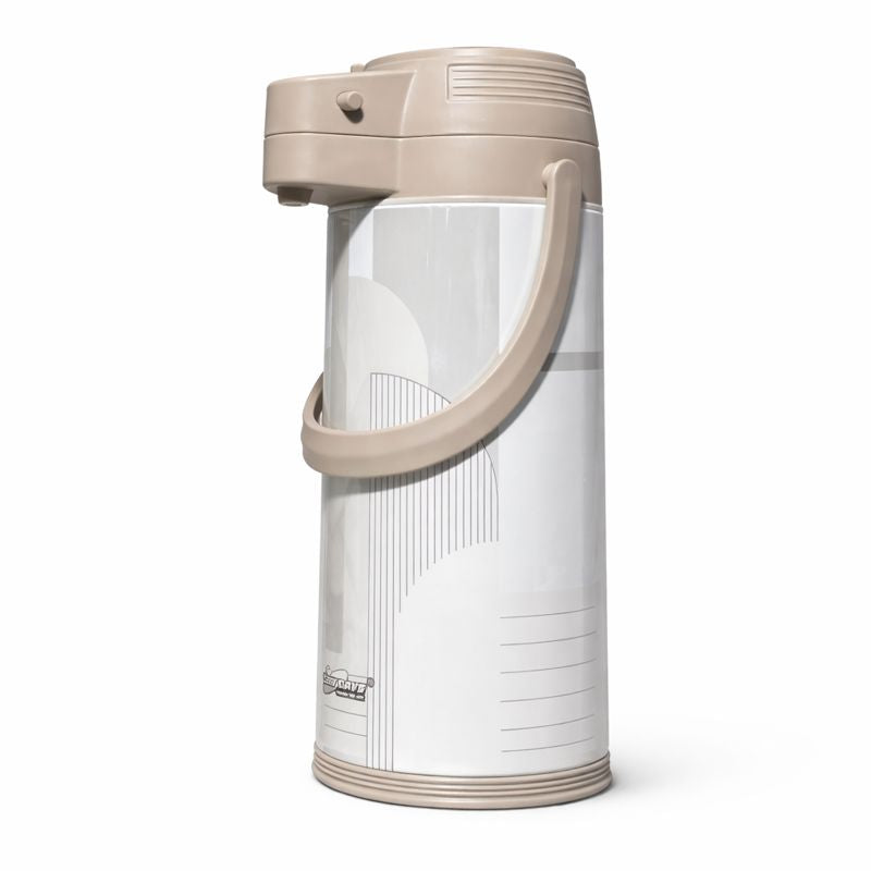 Air Pot 1.9 LTR – Insulated Pump Thermos Flask ( White, Beige, Light-Grey, Dark-Grey) - Habitt