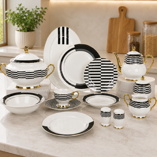 Prestige 89-Piece Dinner Set | Complete Dining & Serving Collection