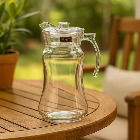 Premium Clear Glass Jug – 1 Piece (1700 mL)