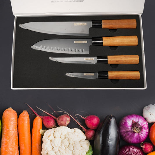 Zillinger Japanese Knives Set – 4 Pcs