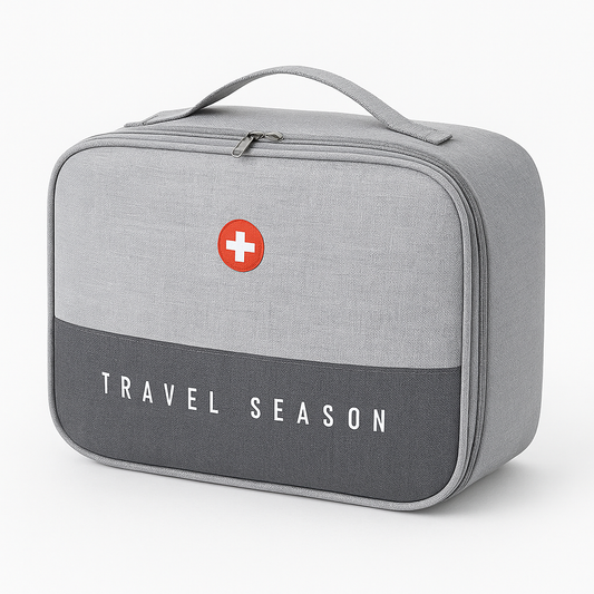 1Pc Travel Medicine Storage Bag (Assorted) – Portable First Aid Organizer
