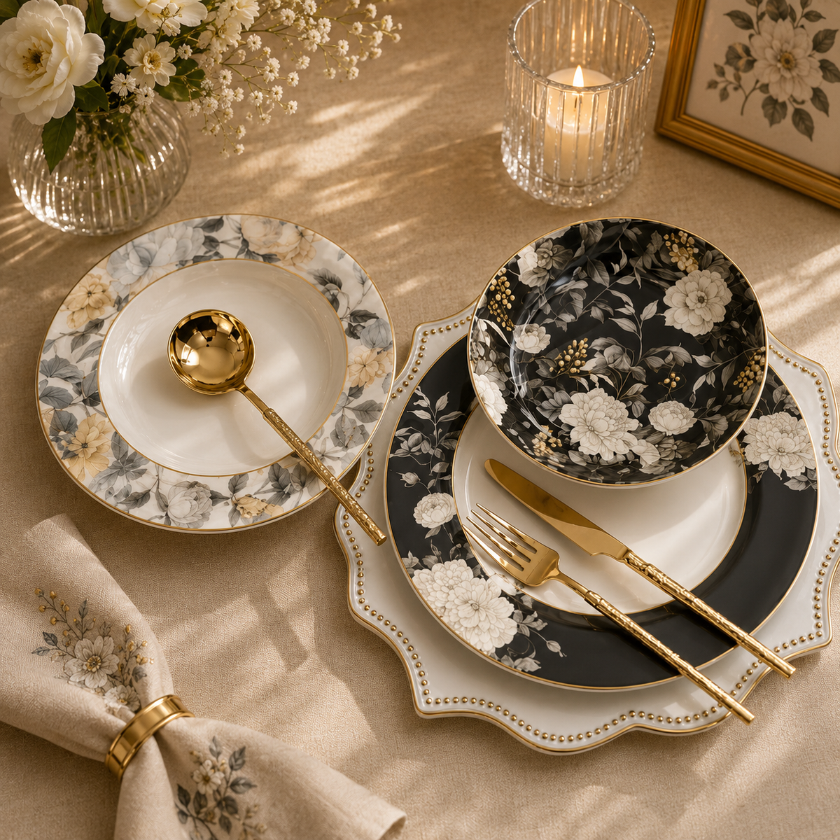 Signature 18-Piece Plate Set | Complete Dining Tableware Set
