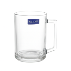560 ml Large Clear Glass Mug – Heavy-Duty Beverage Mug for Water, Juice, Coffee, Shakes & Daily Use (1 Pc)