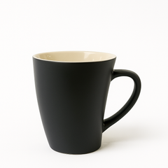 Matte Black Ceramic Mug – Elegant Minimalist Coffee & Tea Cup