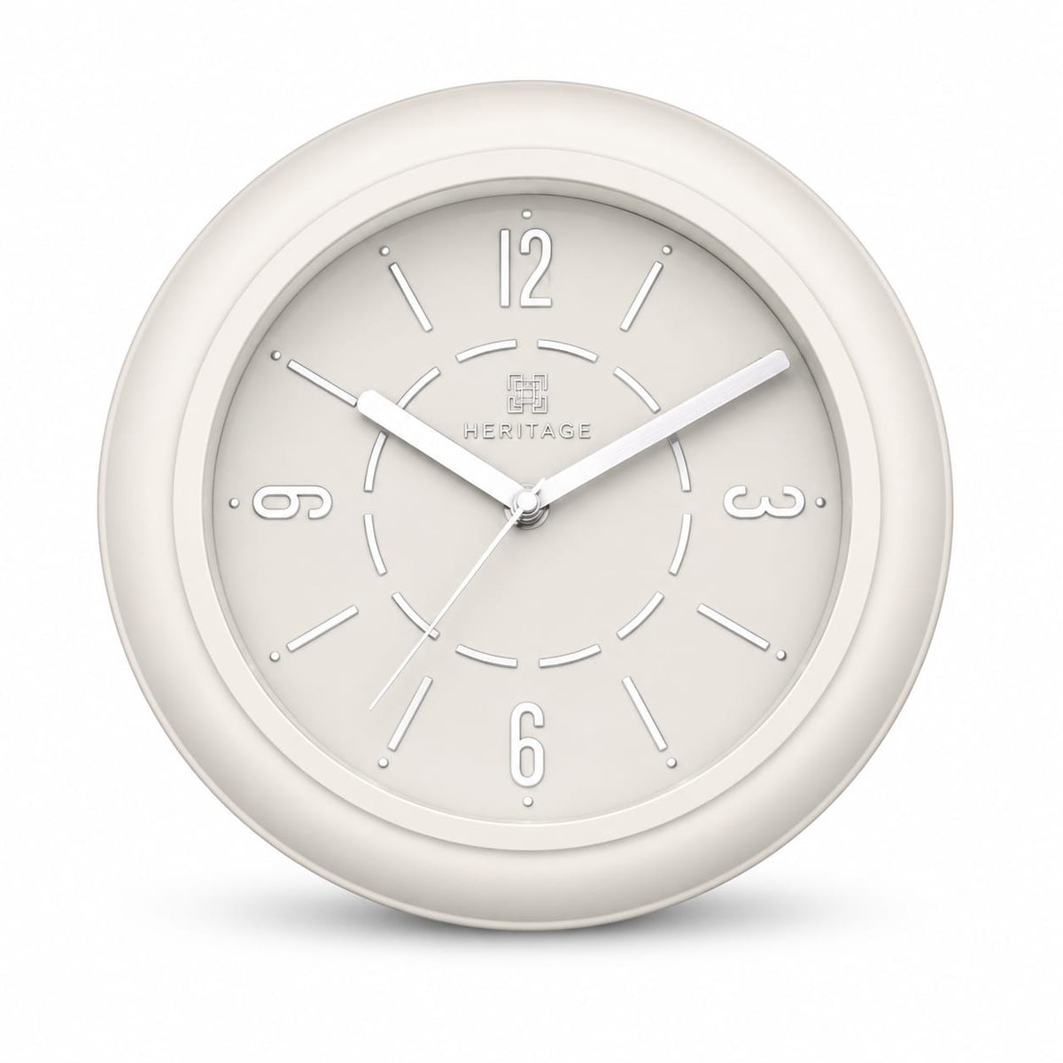 Heritage Wall Clock CLK-035I – 15" Ivory White