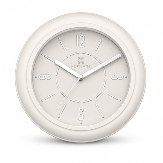 Heritage Wall Clock CLK-035I – 15" Ivory White