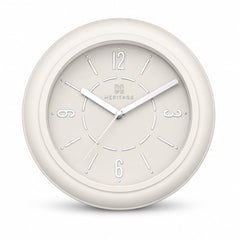 Heritage Wall Clock CLK-035I – 15" Ivory White