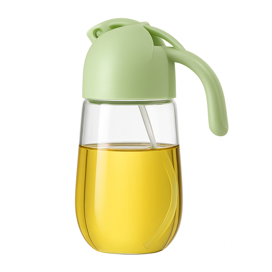 Oil Dispenser Jug – Leak-Proof Glass Bottle with Easy Pour Handle
