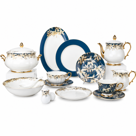 Premium 24-Piece Tea Set | Elegant Complete Tea Serving Collection