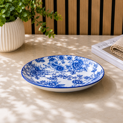 Blue Print Quarter Plate