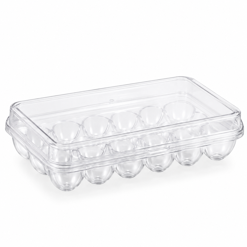 Egg Storage Box with Lid – 15 Pcs & 24 Pcs