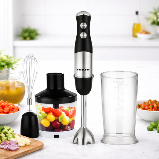 NIKAI STICK BLENDER 4 IN 1 HN919CW - Habitt